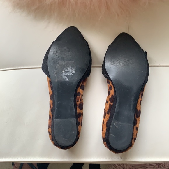 Leopard flats with bows by Madden Girl size 7 - Picture 3 of 10